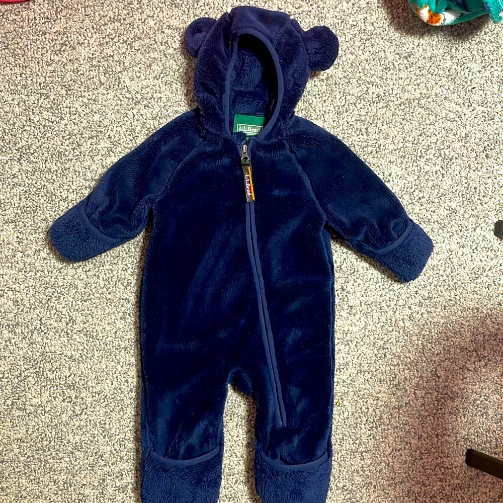 L.L Bean Hi-pile Fleece Bunting (0-3m)